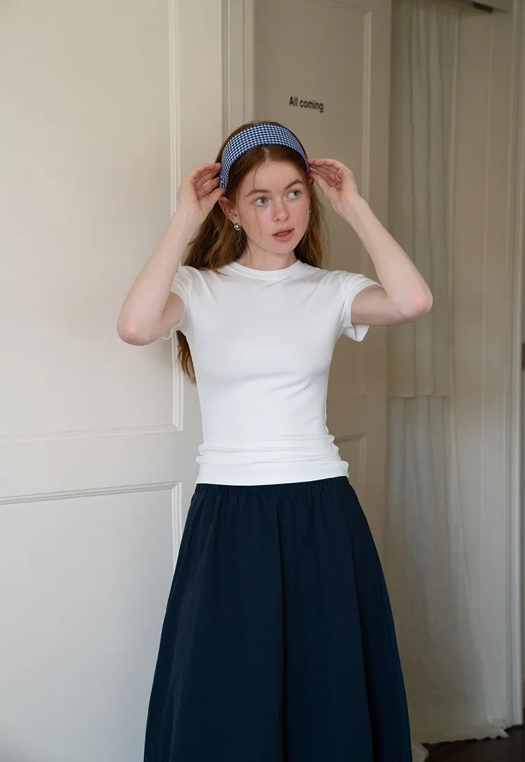 Stretch Short Sleeve Top