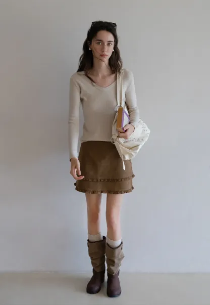 Basic Crew Neck Knit Sweater