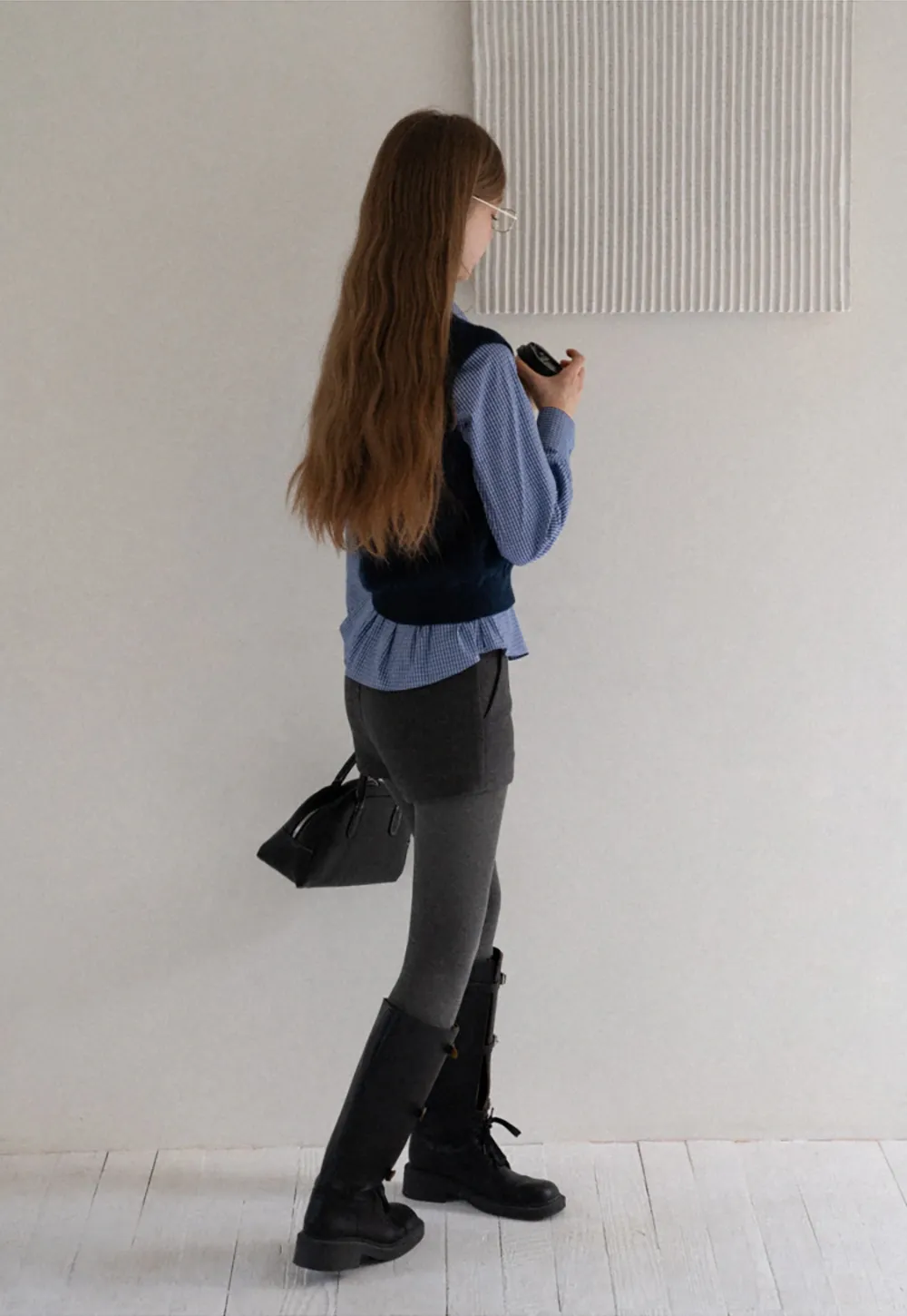 Women Vintage V Neck Knit Sleeveless Sweater