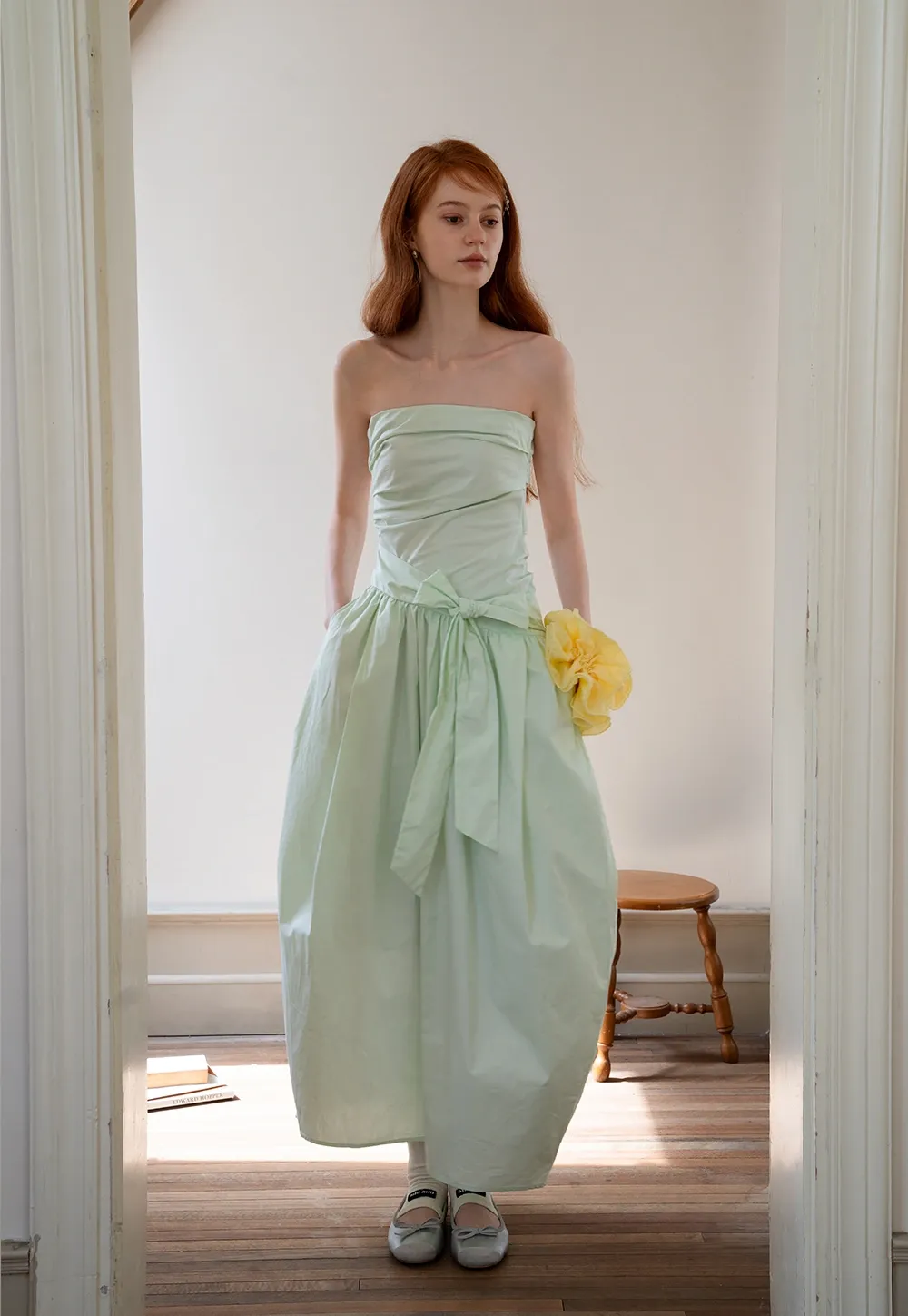 Elegant Strapless Dress