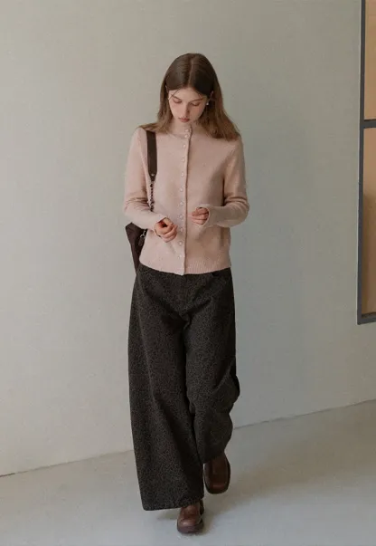 Vintage Style Button Knit Cardigan