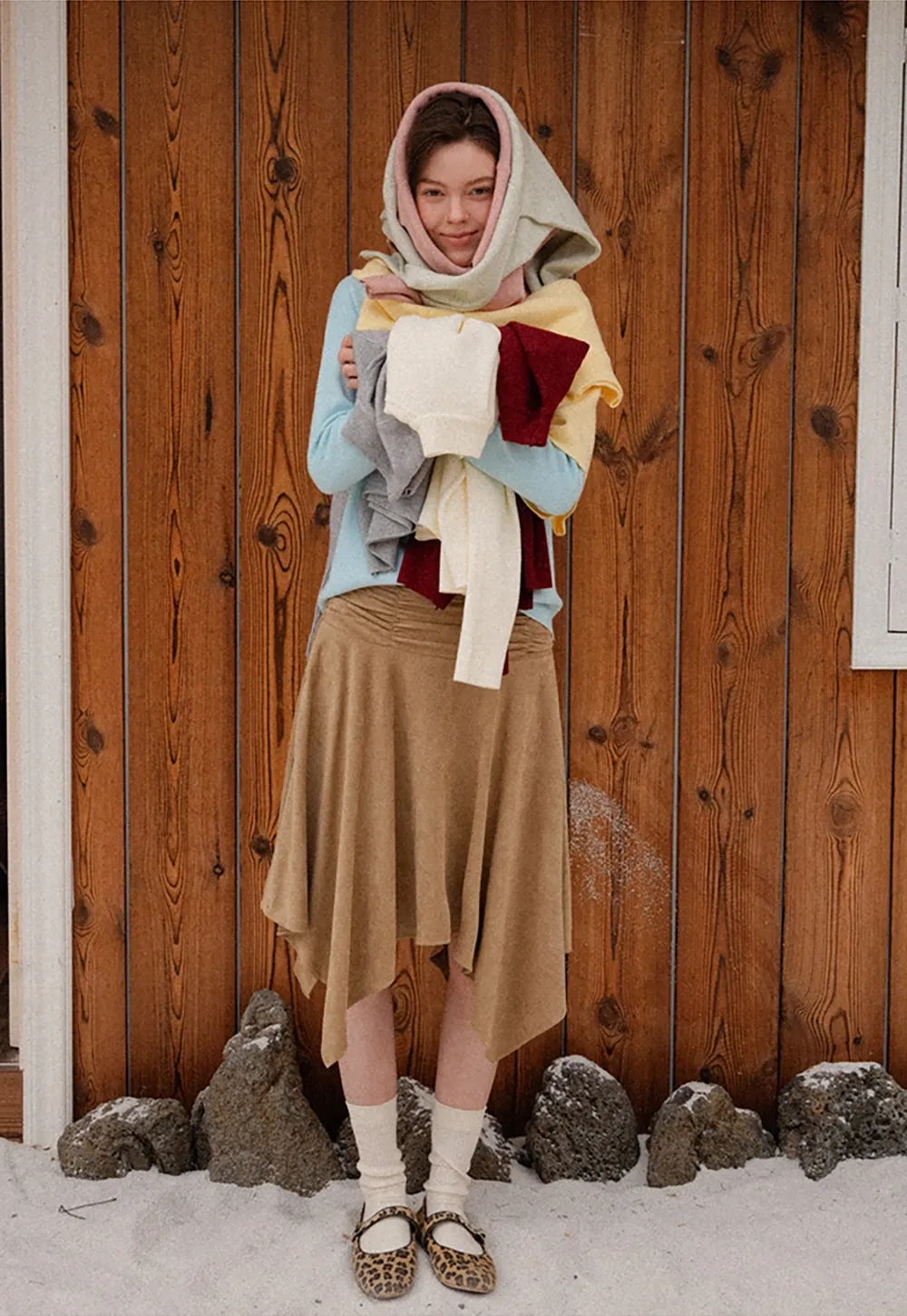 Women Soft Knit Turtleneck Sweater