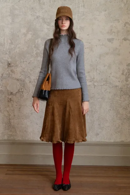 Knit Toe-Leggings Slim Fit Tights