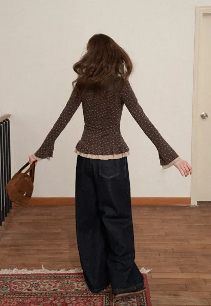 Women’s Floral Long Sleeve Top