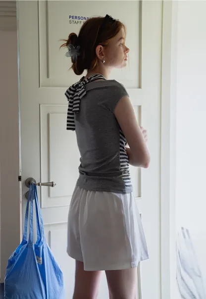 Women’s High Waist Pleated Skort