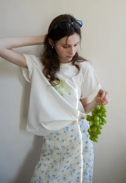 Women’s Lily Graphic Cotton T-Shirt