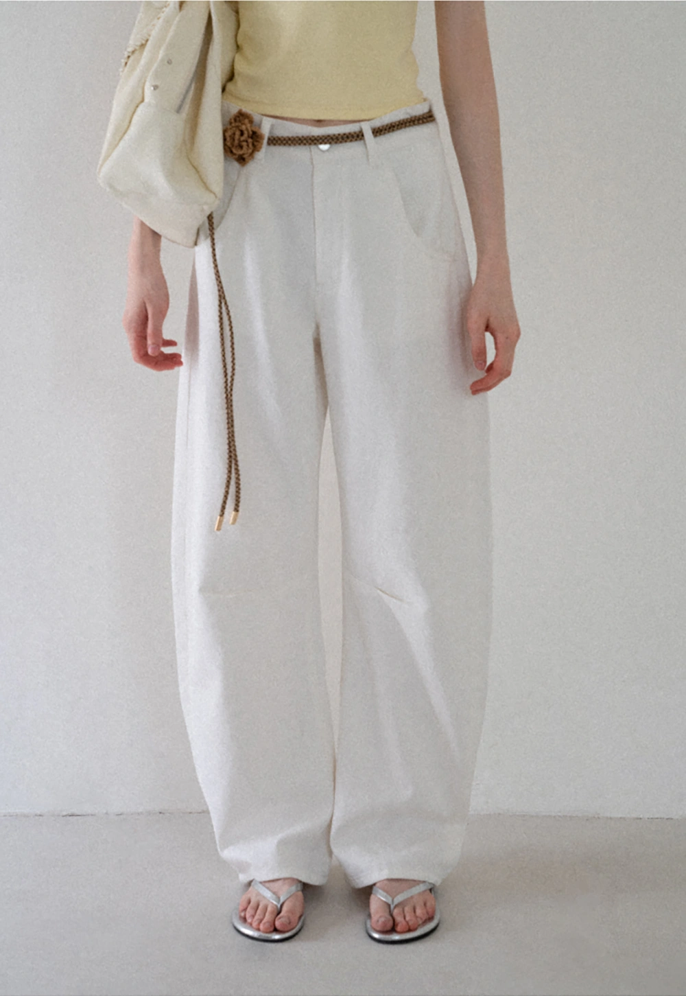 Women’s Belted Wide-Leg Pants