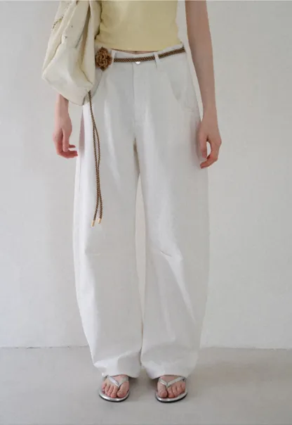 Women’s Belted Wide-Leg Pants