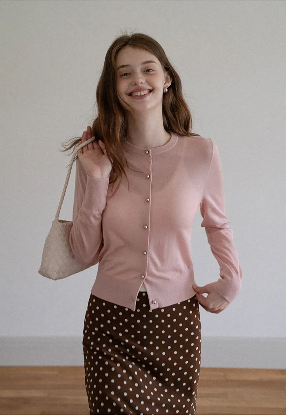 Women's Classic Button-Up Knit Cardigan