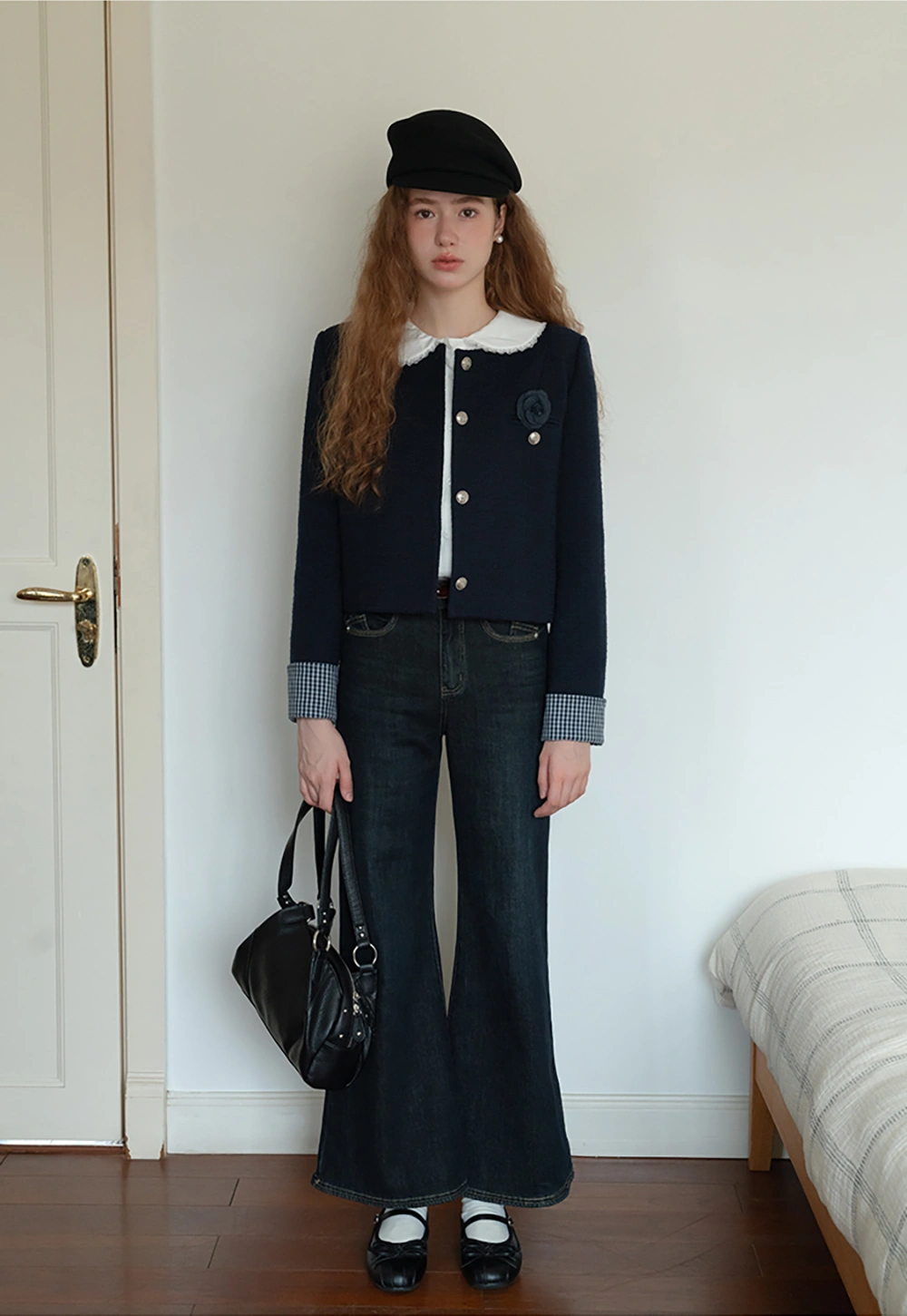 Elegant Boucle Short Jacket for Women