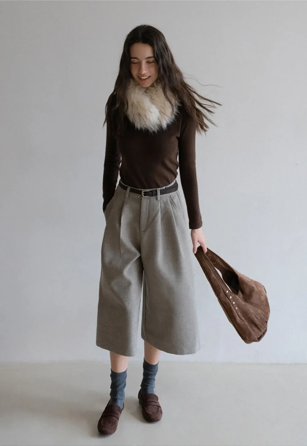 Basic Crew Neck Knit Sweater