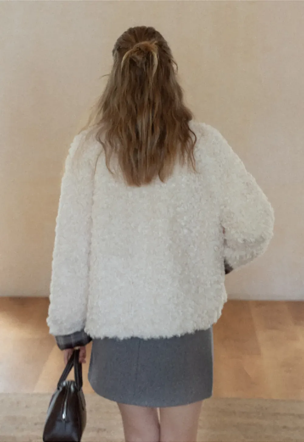Faux Shearling Toggle Jacket