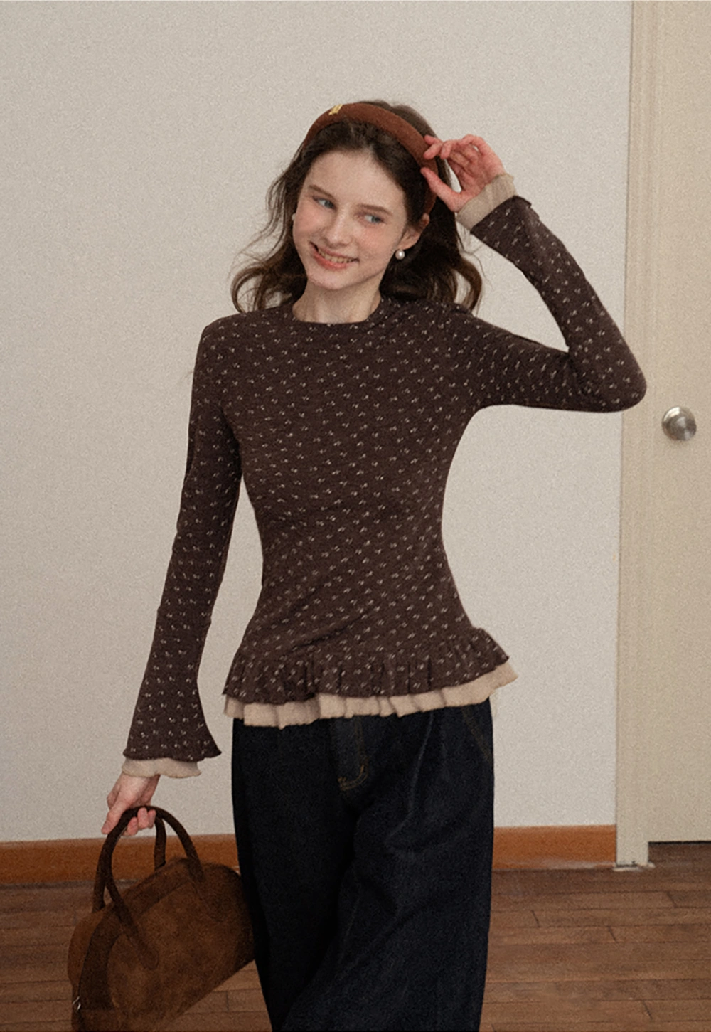 Women’s Floral Long Sleeve Top