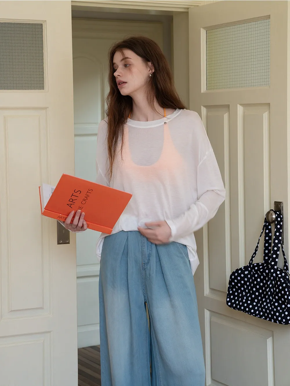 Sheer Lightweight Long Sleeve Tee