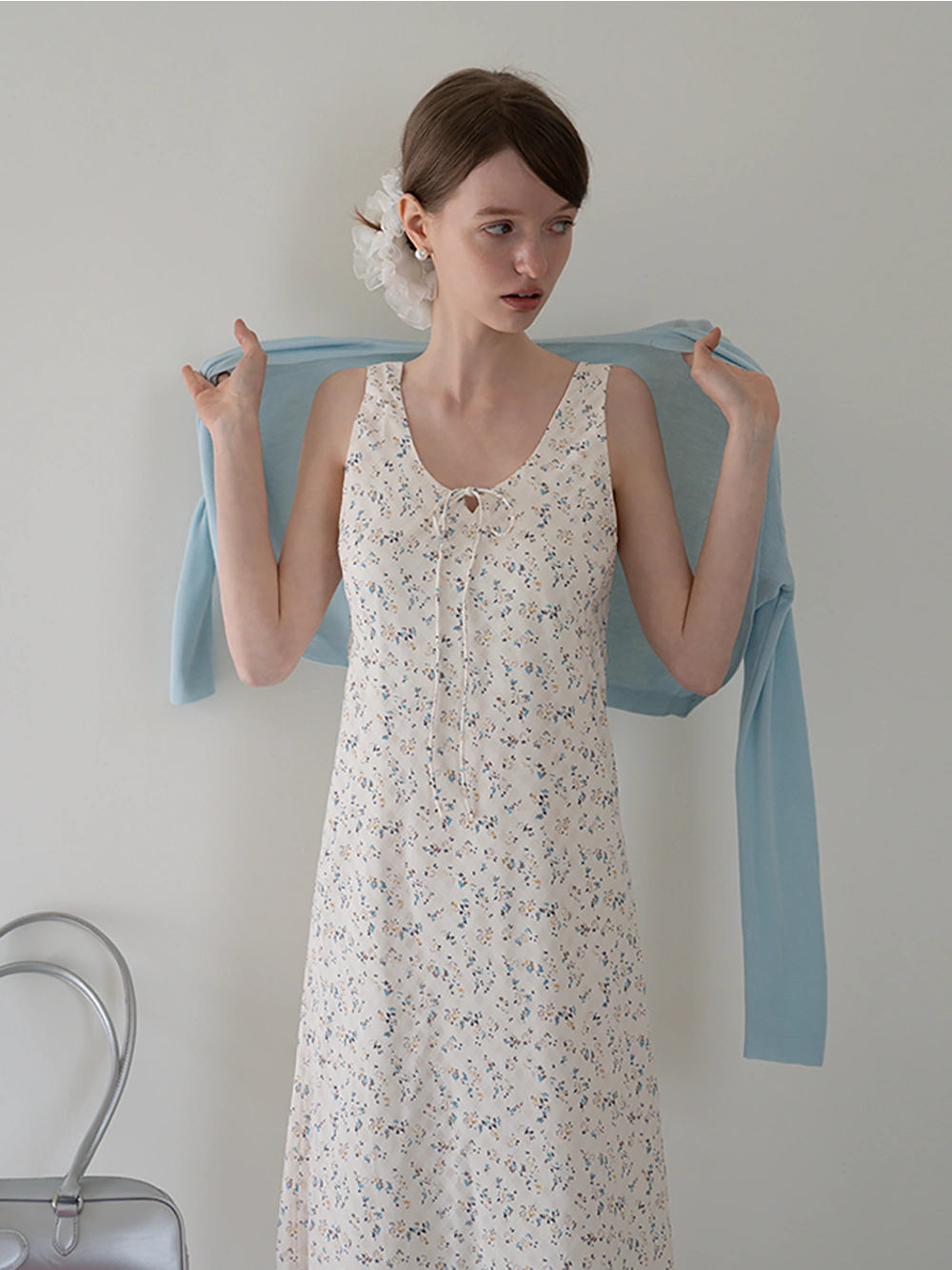 Floral Tie Strap Dress