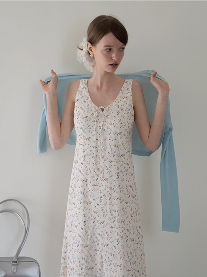 Floral Tie Strap Dress