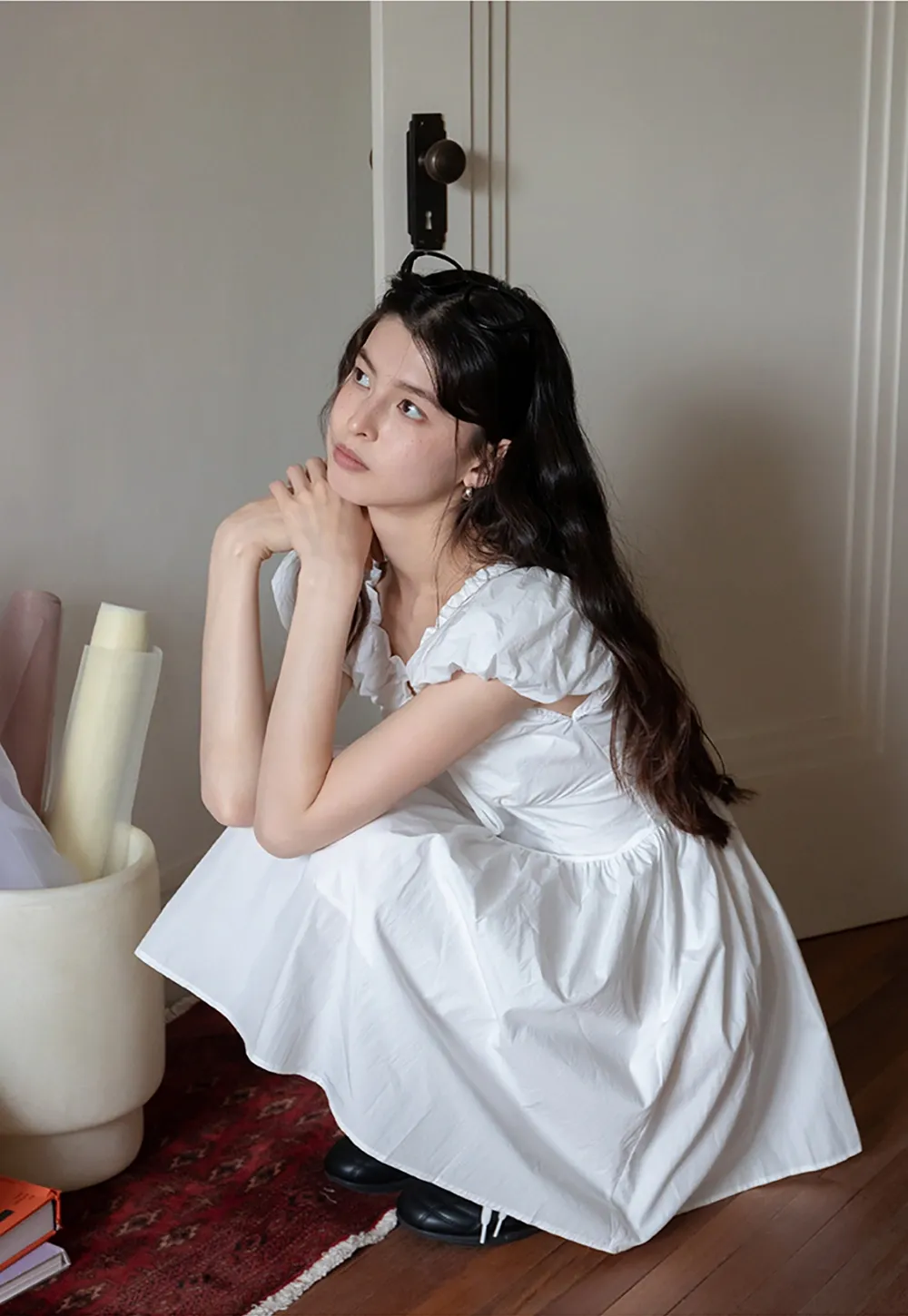 Women’s Puff Sleeve Mini Dress