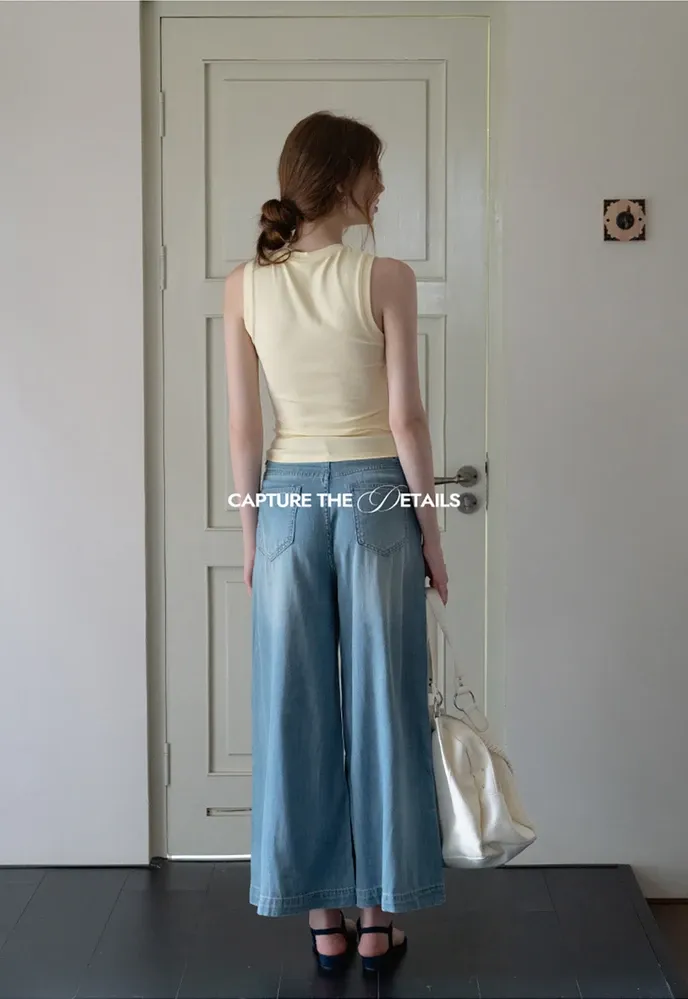 Women’s Wide-Leg High-Rise Denim Jeans