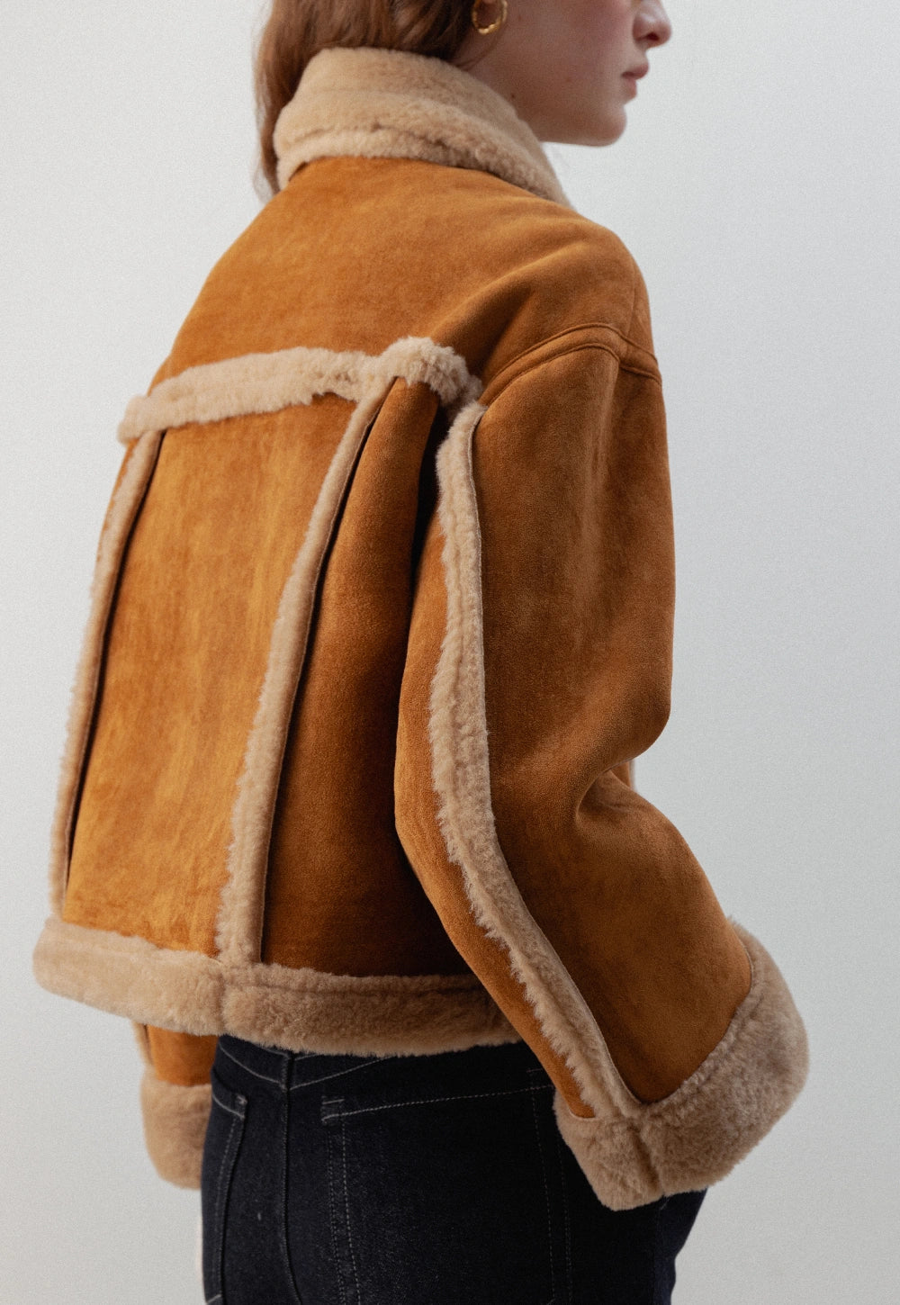 VINTAGE FAUX SHEARLING ジャケット SLY | VINTAGE FAUX SHEARLING ジャケット (ブルゾン ) |SHEL