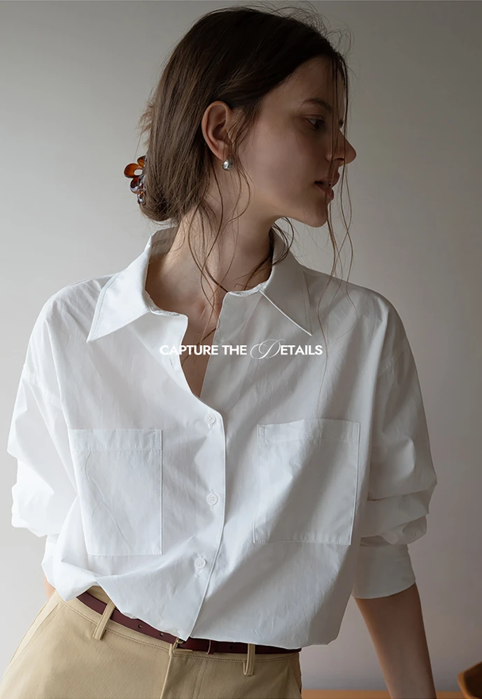 Boxy Two-Pocket Shirt