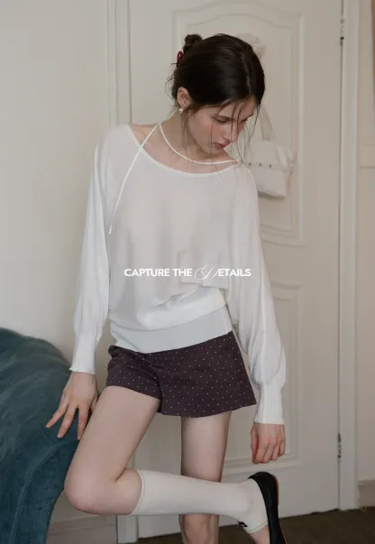 Asym-Tie Sweater