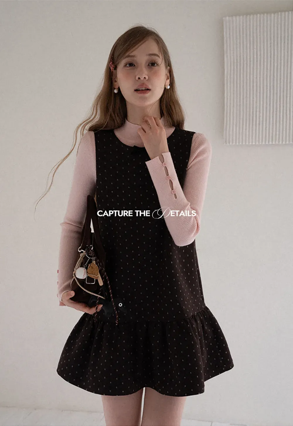 Polka Dot Sleeveless Mini Dress