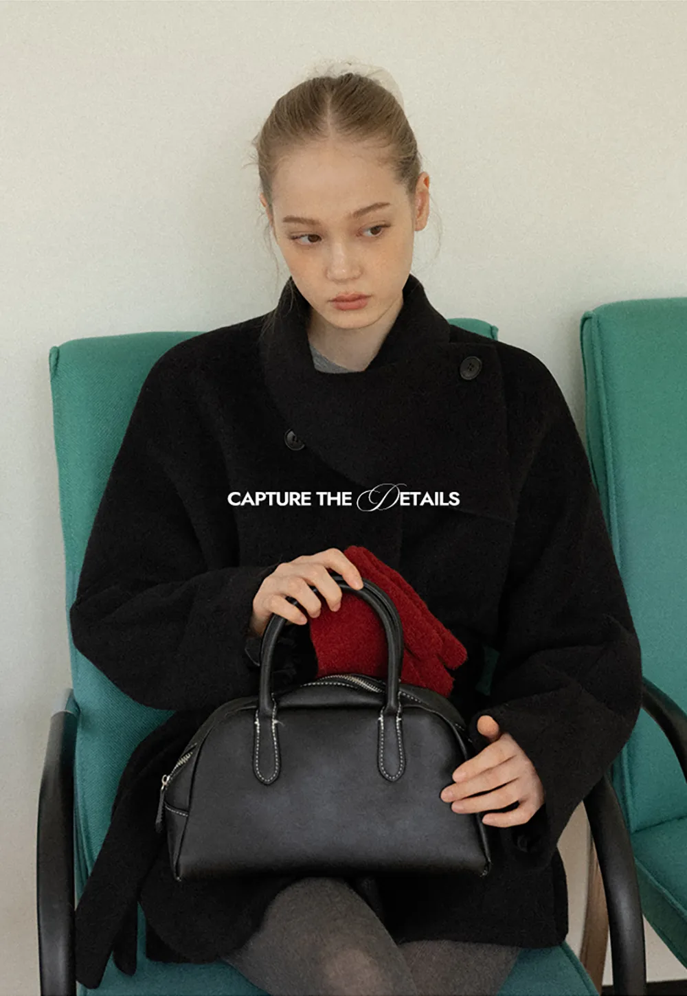 Belted Double Breasted Wool Coat