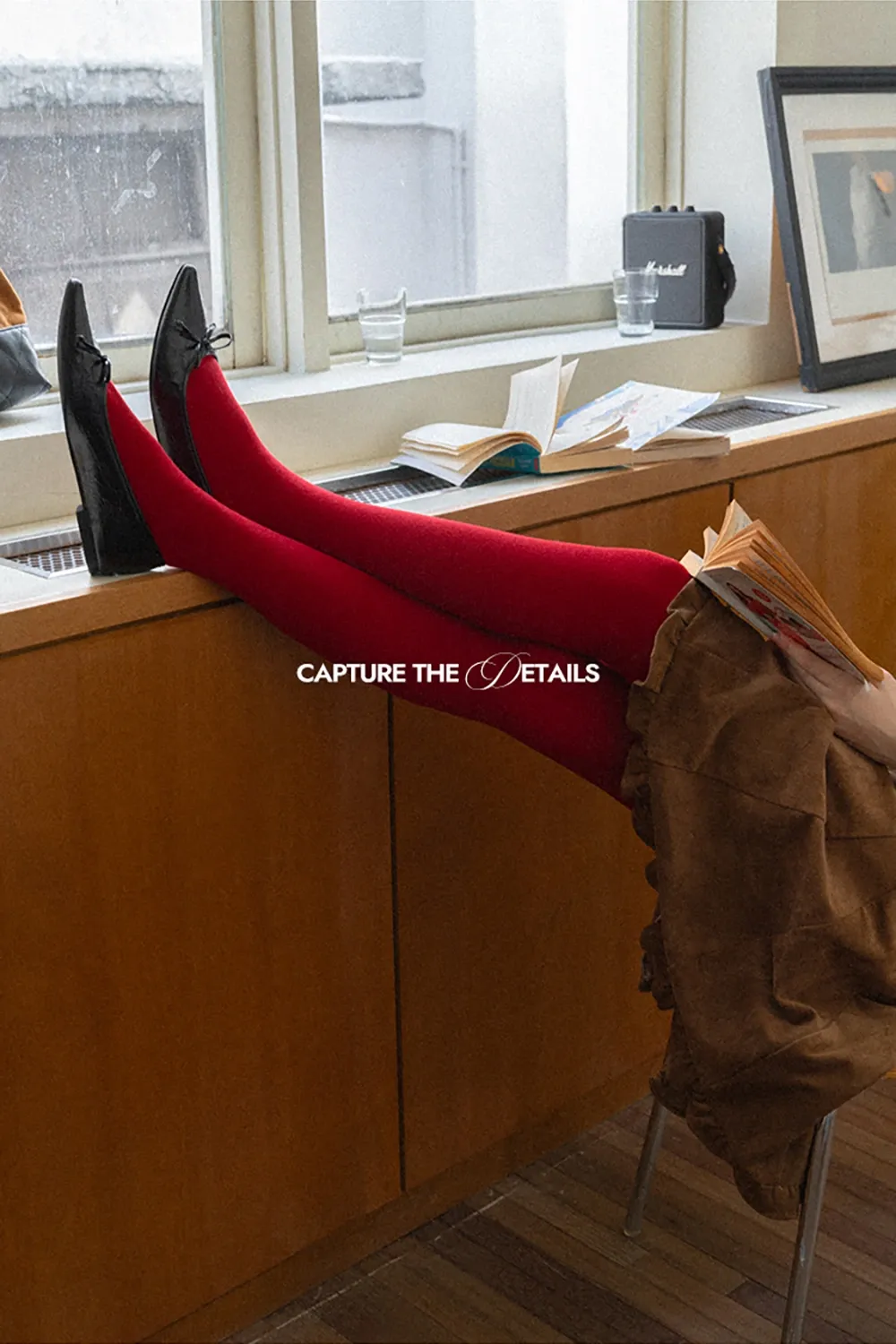 Knit Toe-Leggings Slim Fit Tights