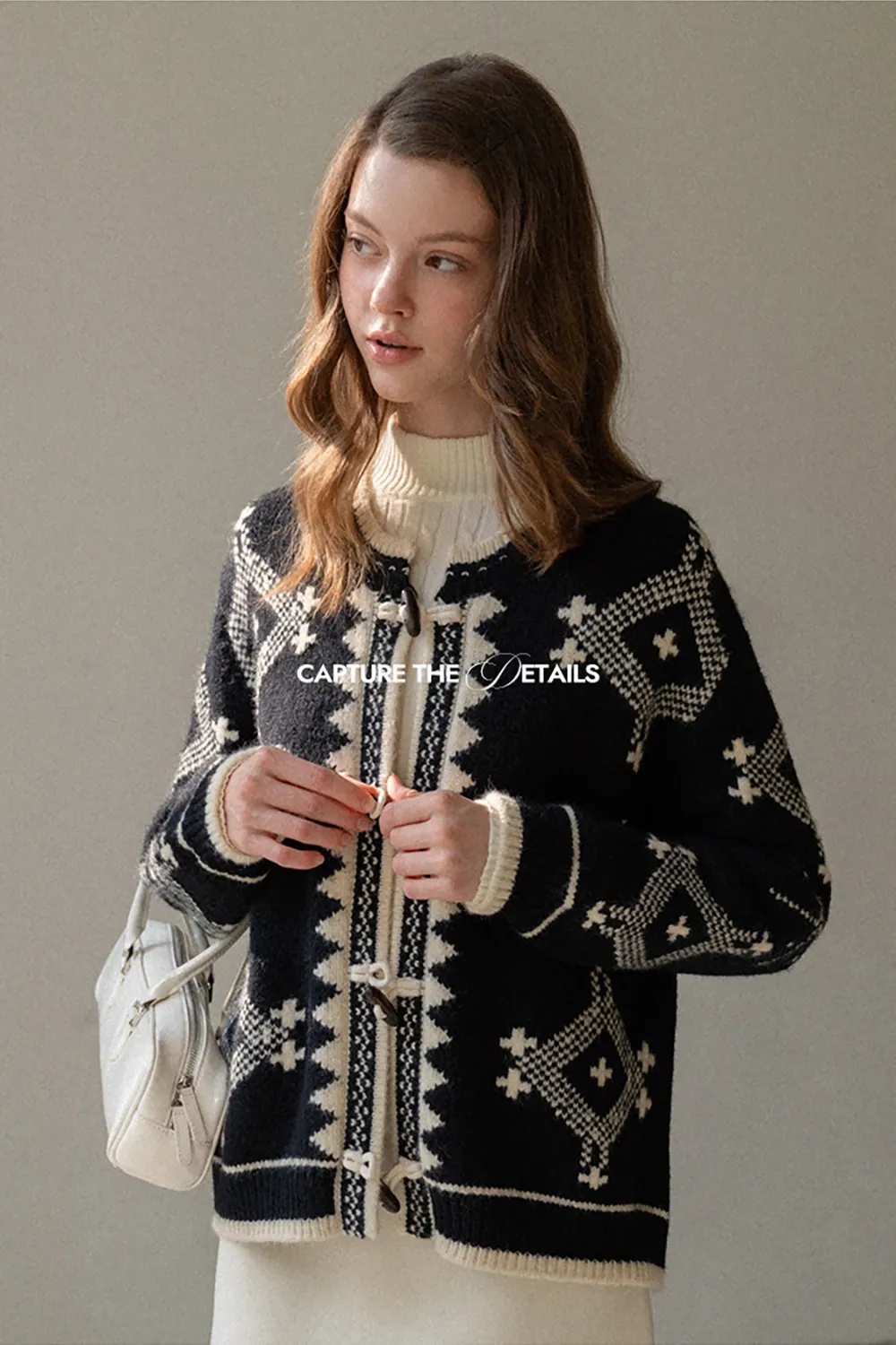 Toggle Button Cardigan Sweater