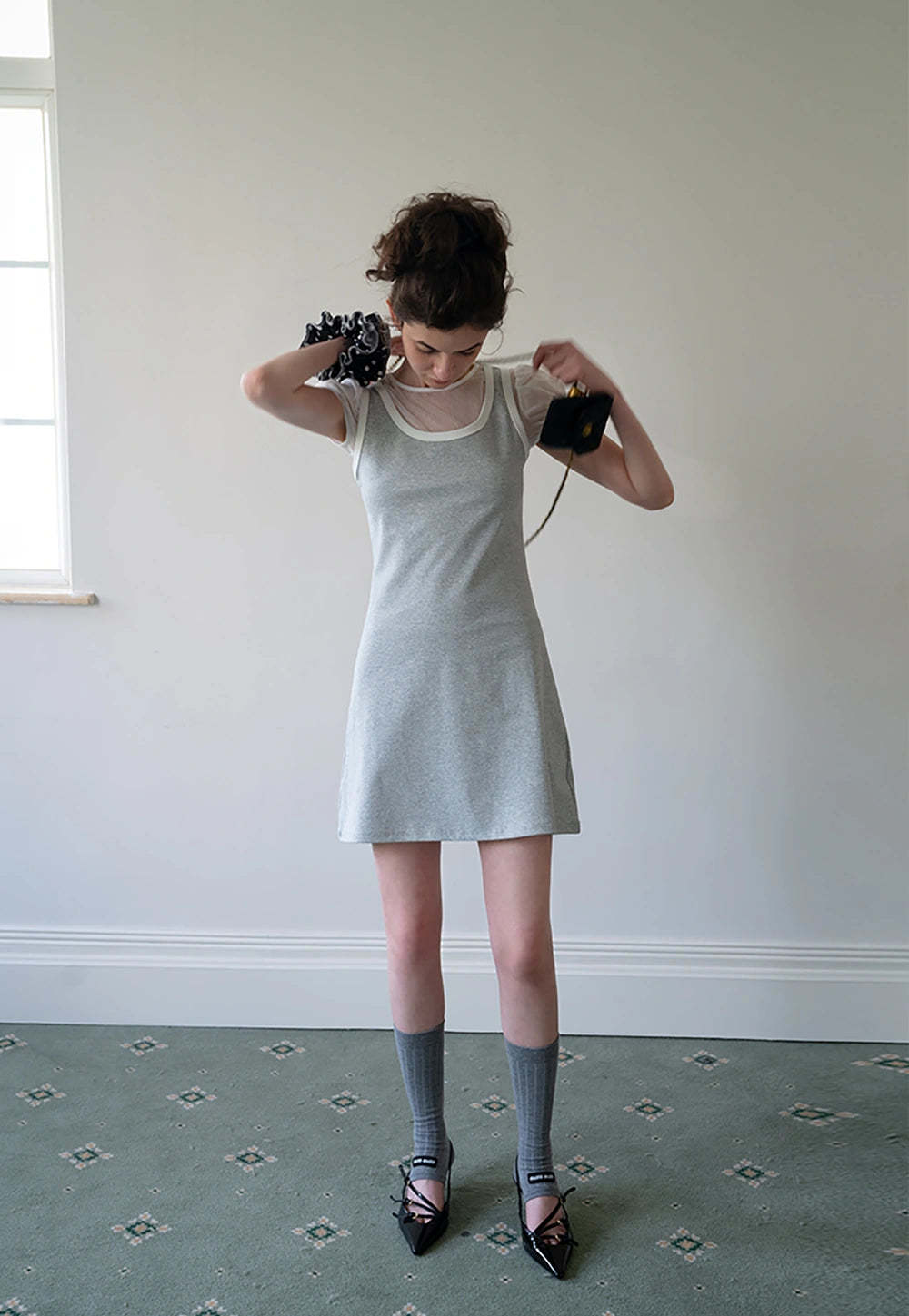 Trim Tank Dress