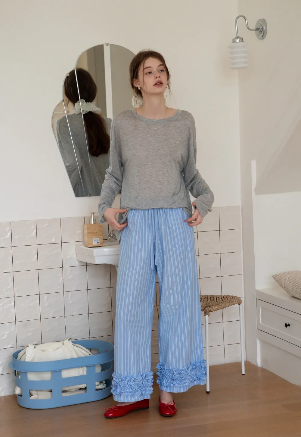 Sheer Lightweight Long Sleeve Tee