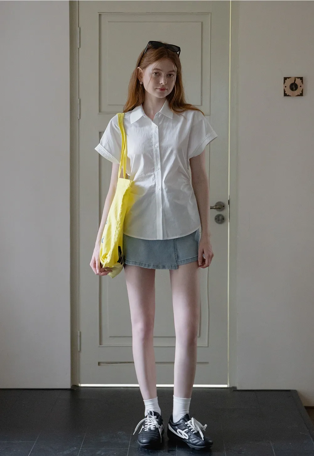 Women’s Short Sleeve Button Down Shirt
