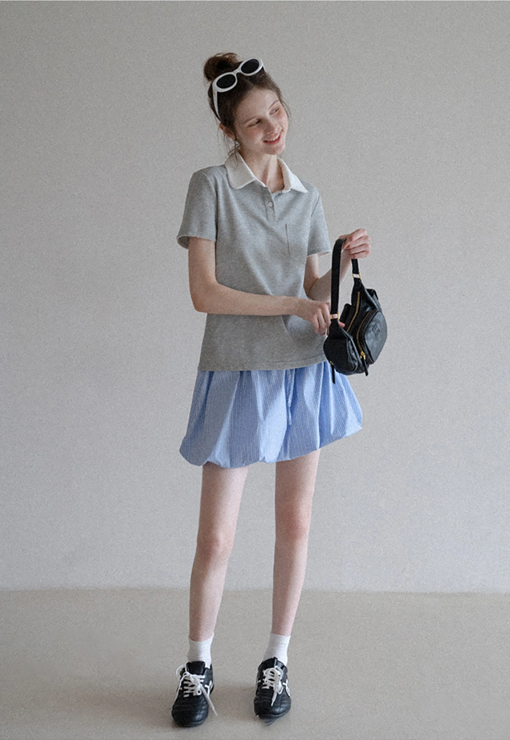 Women’s Contrast Collar Polo T-Shirt