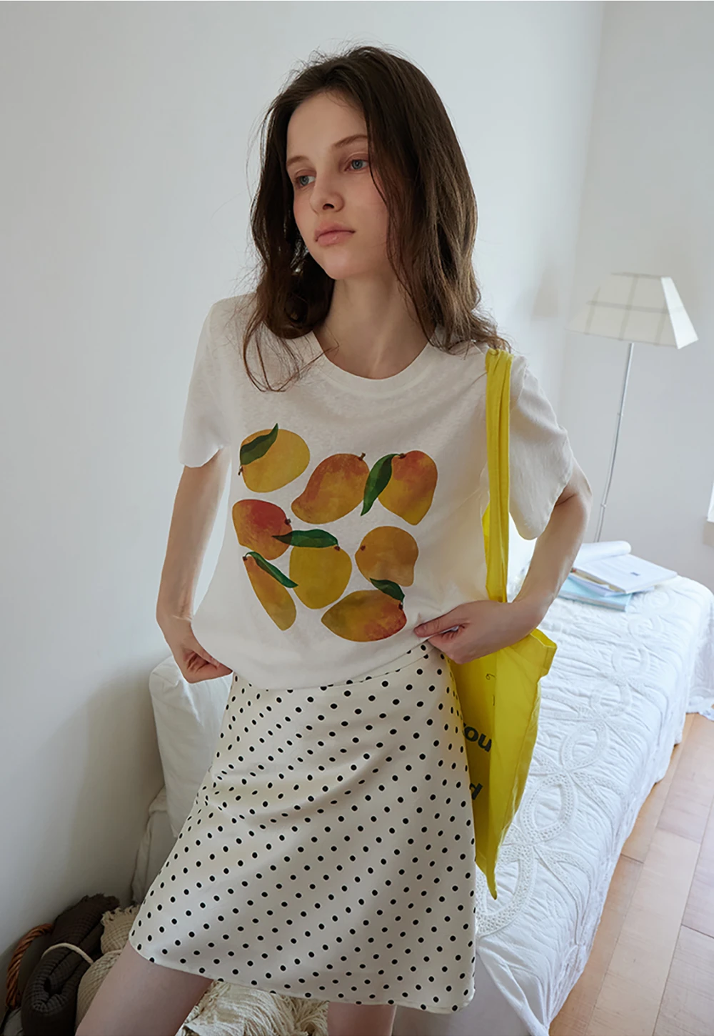 Women's Fruit Print Cotton T-Shirt