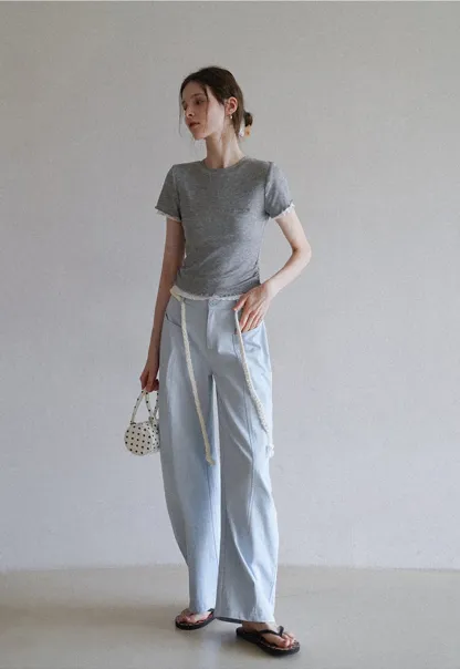 Women's Layered Look Short Sleeve T-Shirt