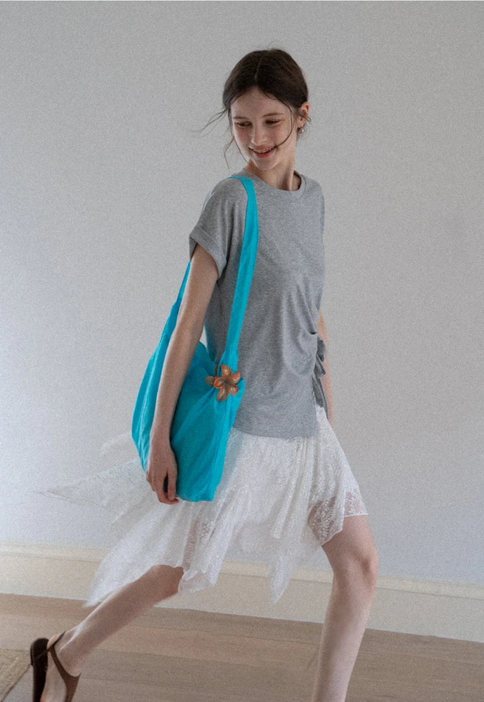 Women's Lace A-Line Skirt with Flowing Design