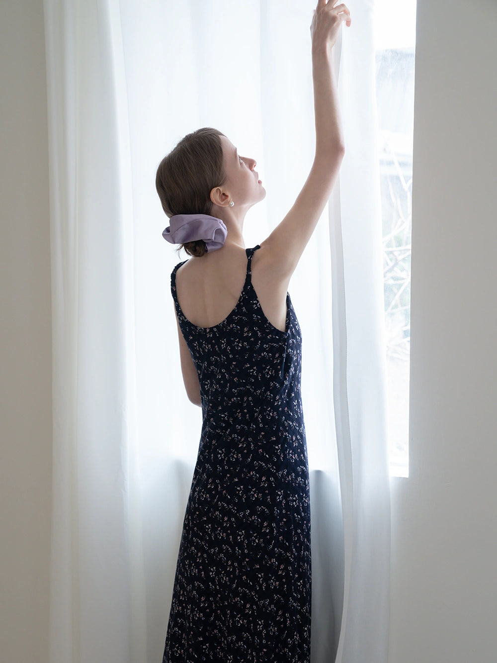 Floral Tie Strap Dress