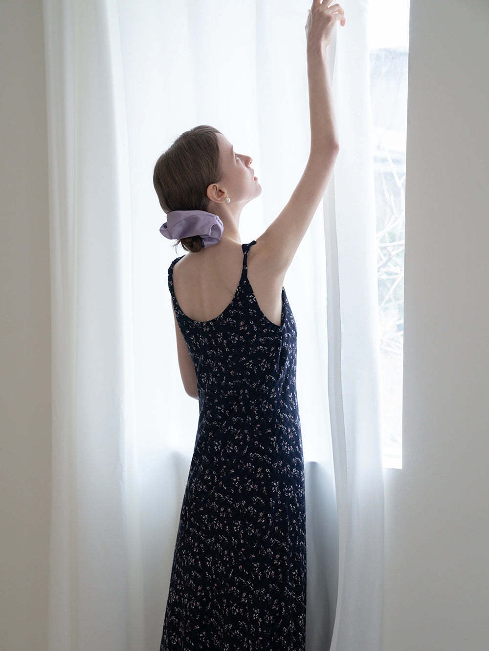 Floral Tie Strap Dress