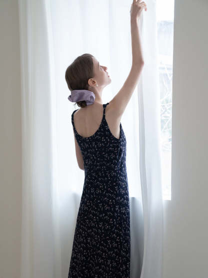 Floral Tie Strap Dress