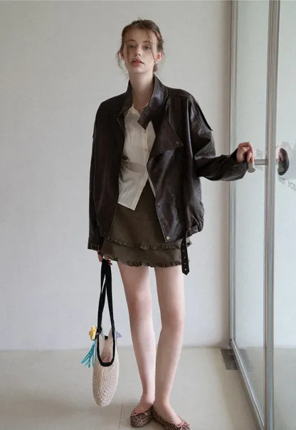 Tiered Ruffle Mini Skirt