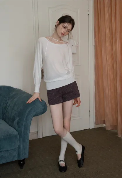 Asym-Tie Sweater
