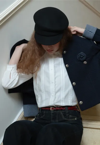 Elegant Boucle Short Jacket for Women