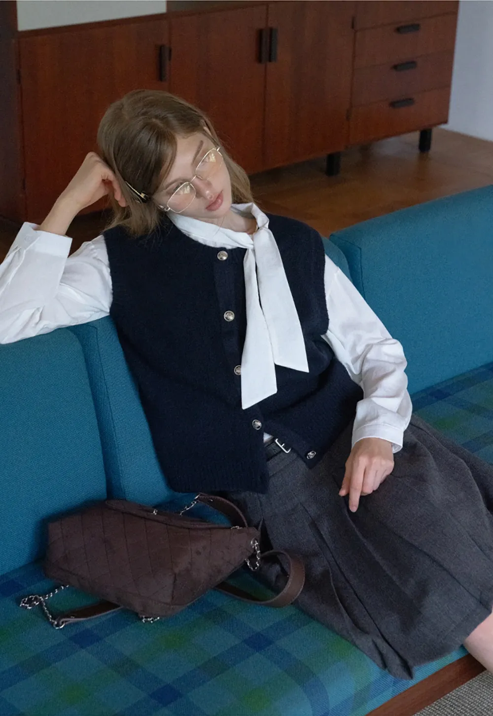 Womens Knit Sweater Vest