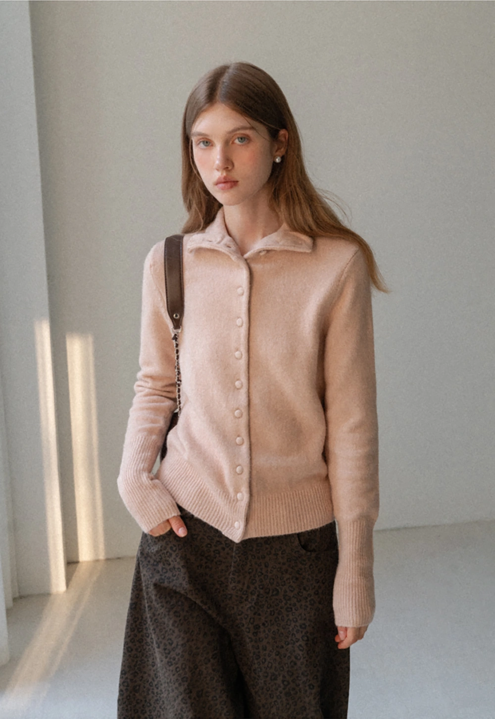 Vintage Style Button Knit Cardigan