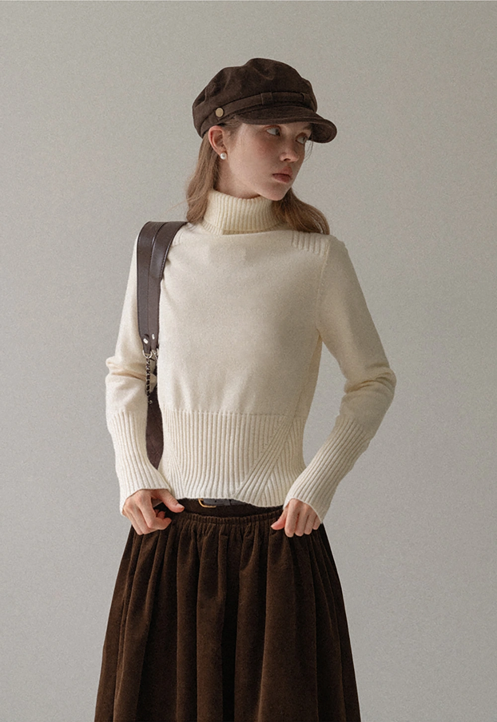 Elegant Knit Turtleneck Sweater for Women Winter Style