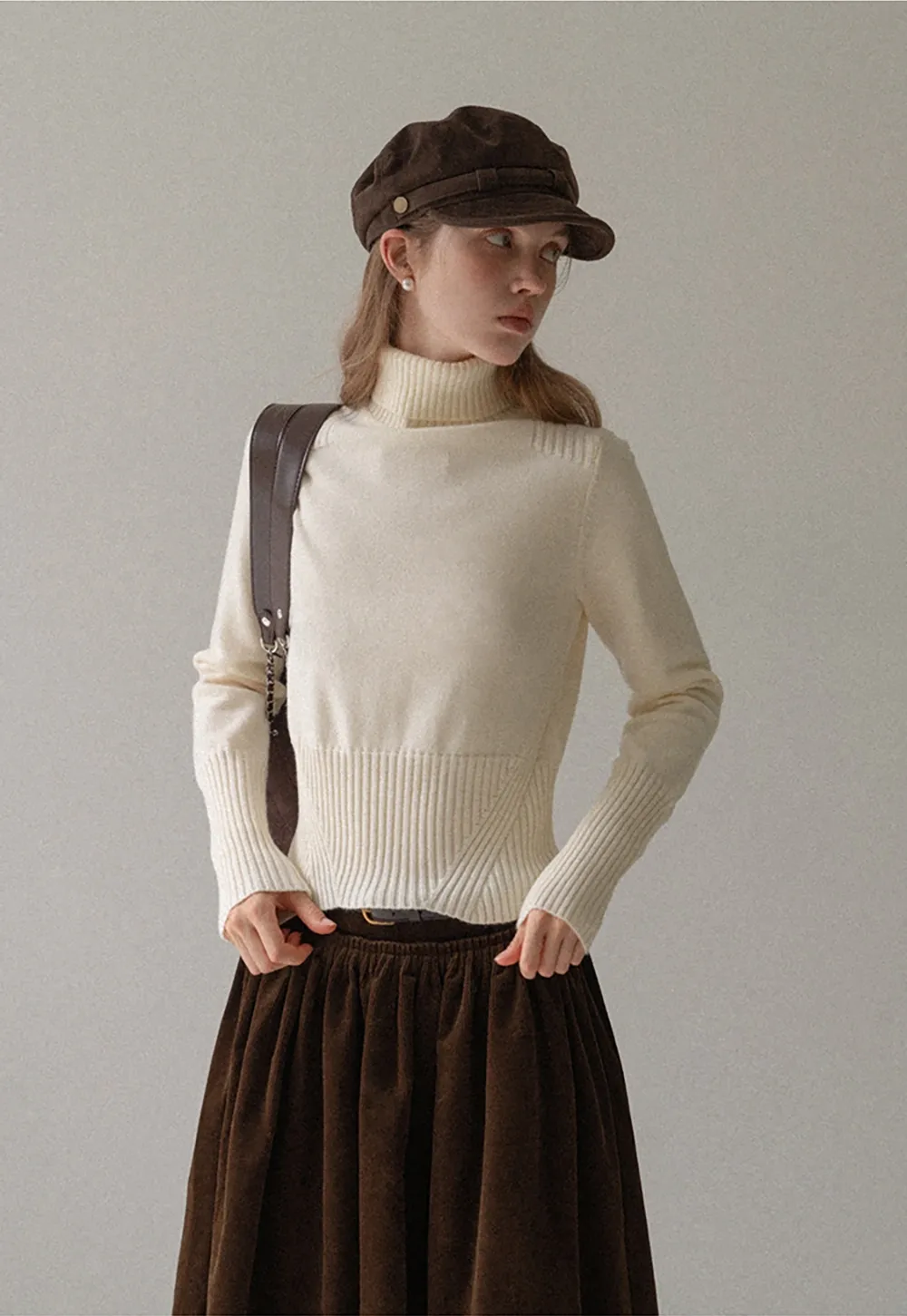 Elegant Knit Turtleneck Sweater for Women Winter Style