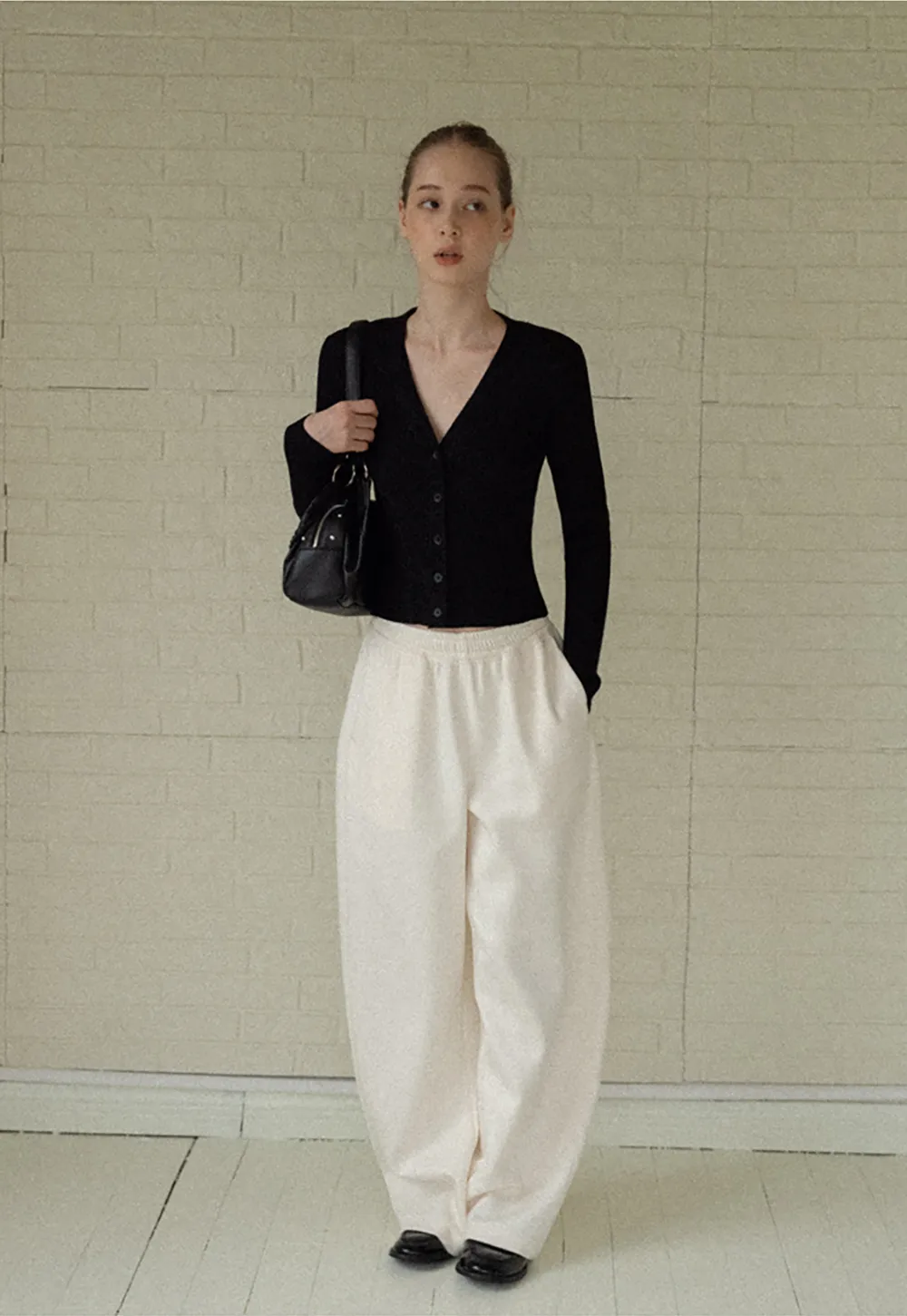 Soft Cotton Wide-Leg Lounge Pants
