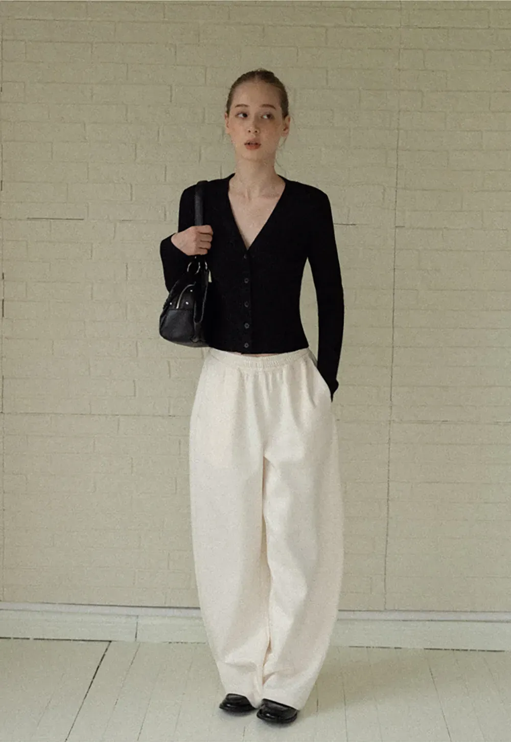 Soft Cotton Wide-Leg Lounge Pants