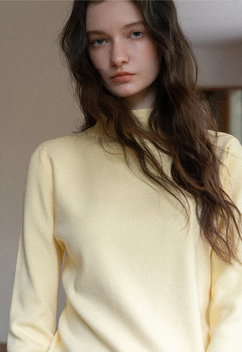 Women Soft Knit Turtleneck Sweater