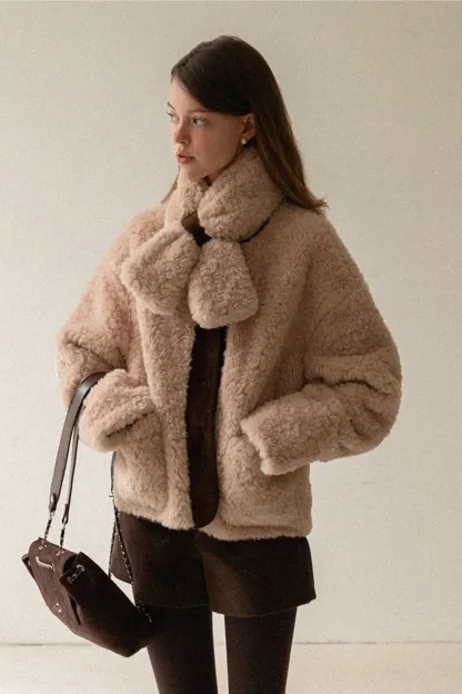 Cozy Wool Shorts with Big Pockets